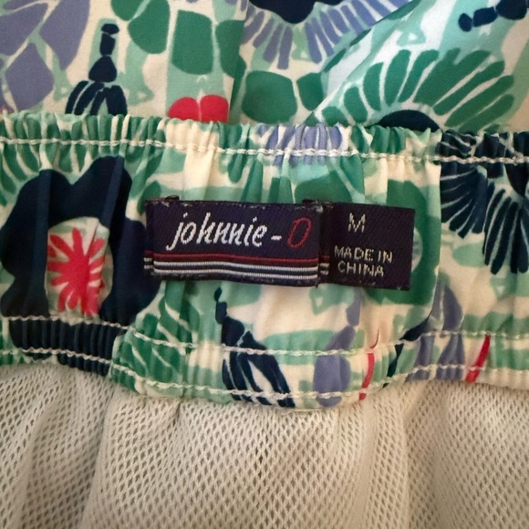 Johnnie-O West Coast Driftwood Half-Elastic Board Shorts Swim Trunks - Picture 4 of 4